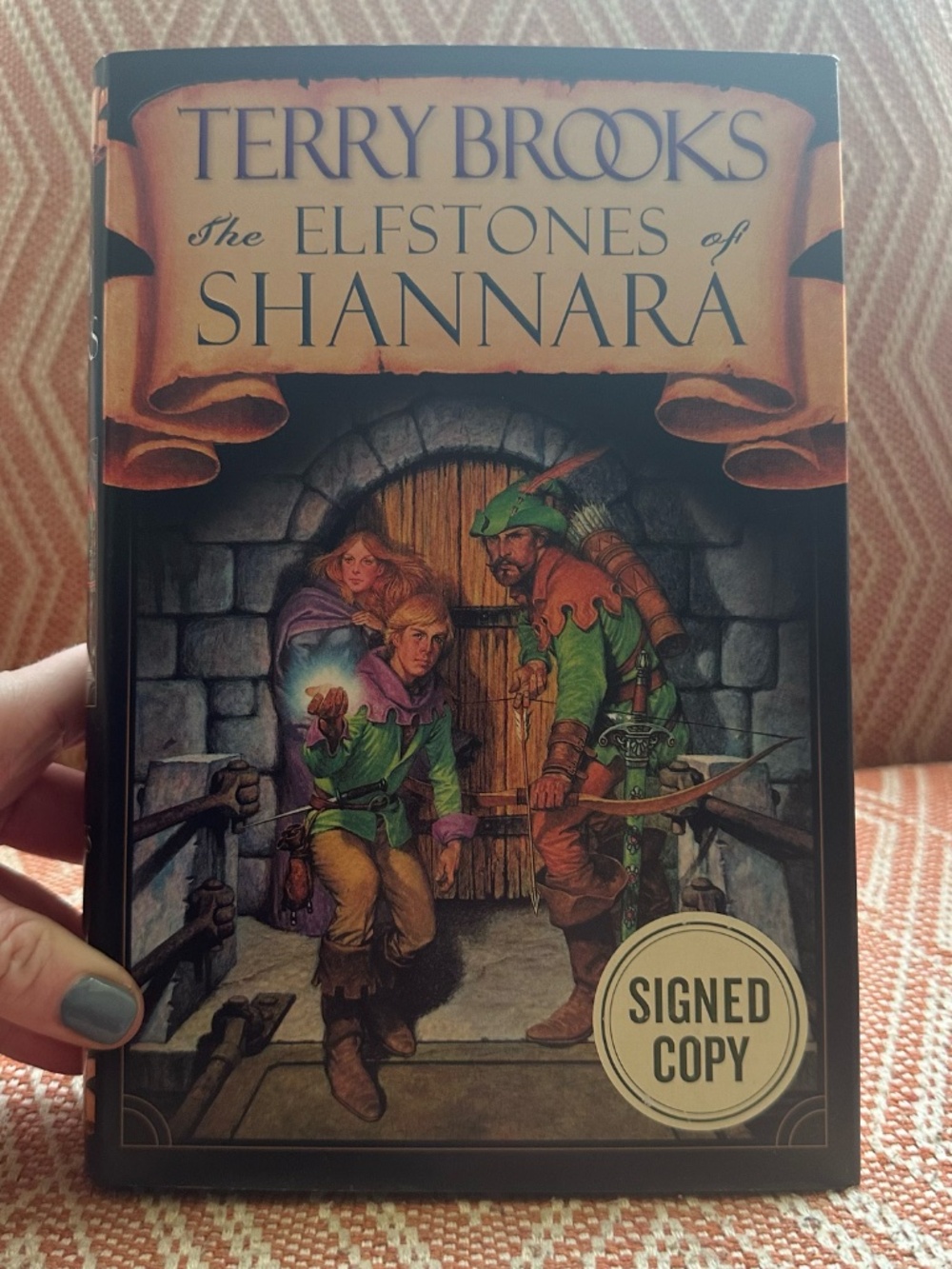 The Elfstones of Shannara Book by Terry Brooks Signed Edition